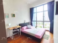 紫线花拉公园，豪华单身公寓，可以住两个人，独立卫生间，可煮。有泳池健身房